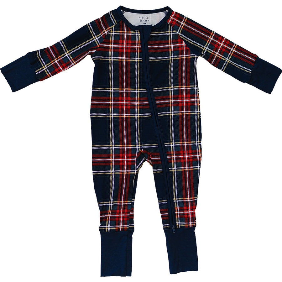 MEBIE BABY Christmas Plaid Bamboo Zipper (COLLECTIVE)