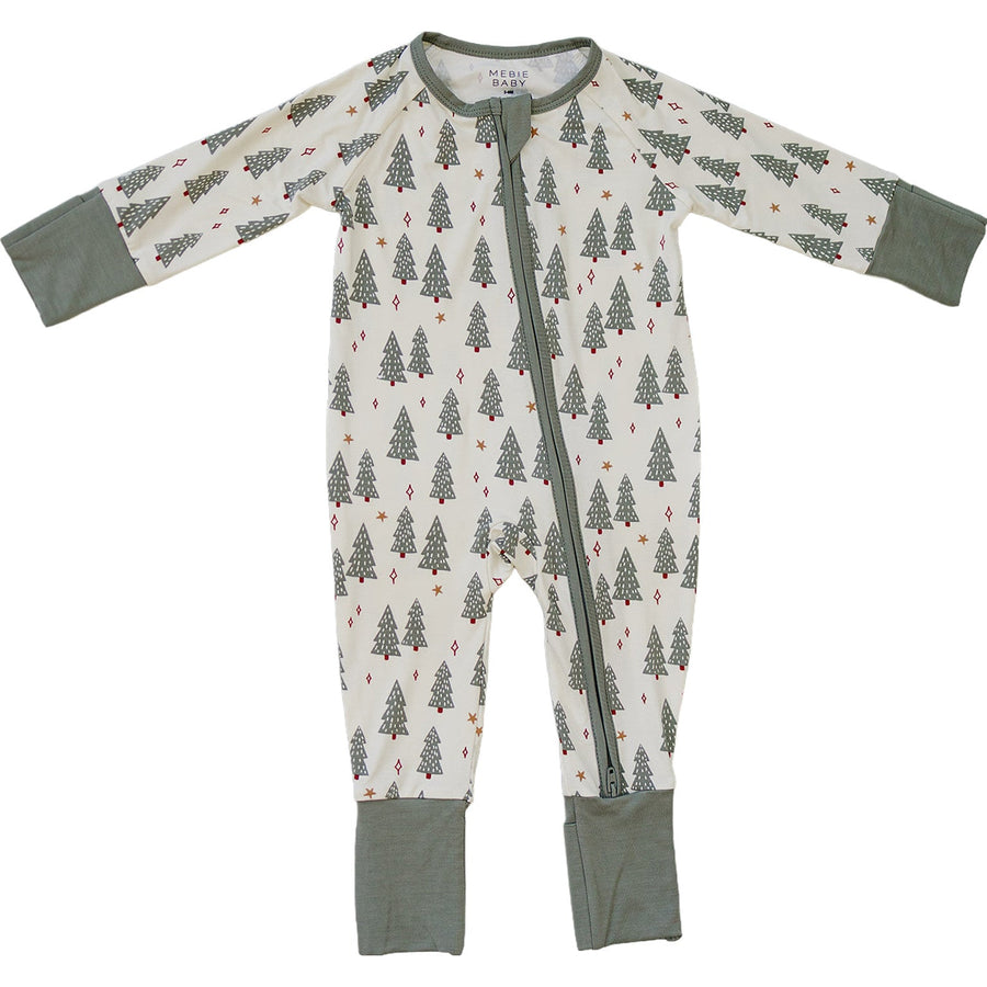 MEBIE BABY Christmas Trees Bamboo Zipper (COLLECTIVE)