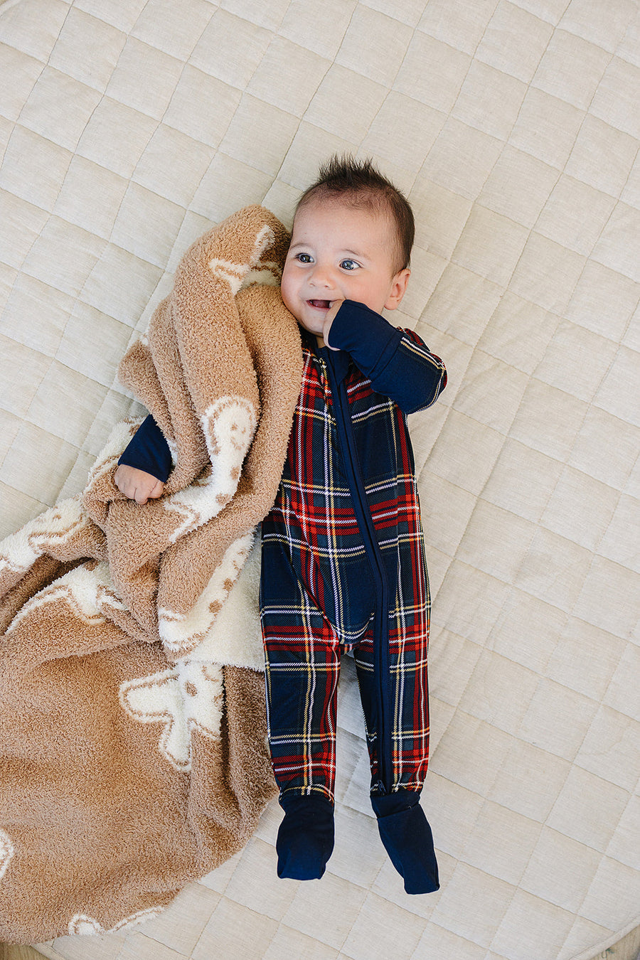 MEBIE BABY Gingerbread Plush Blanket (COLLECTIVE)