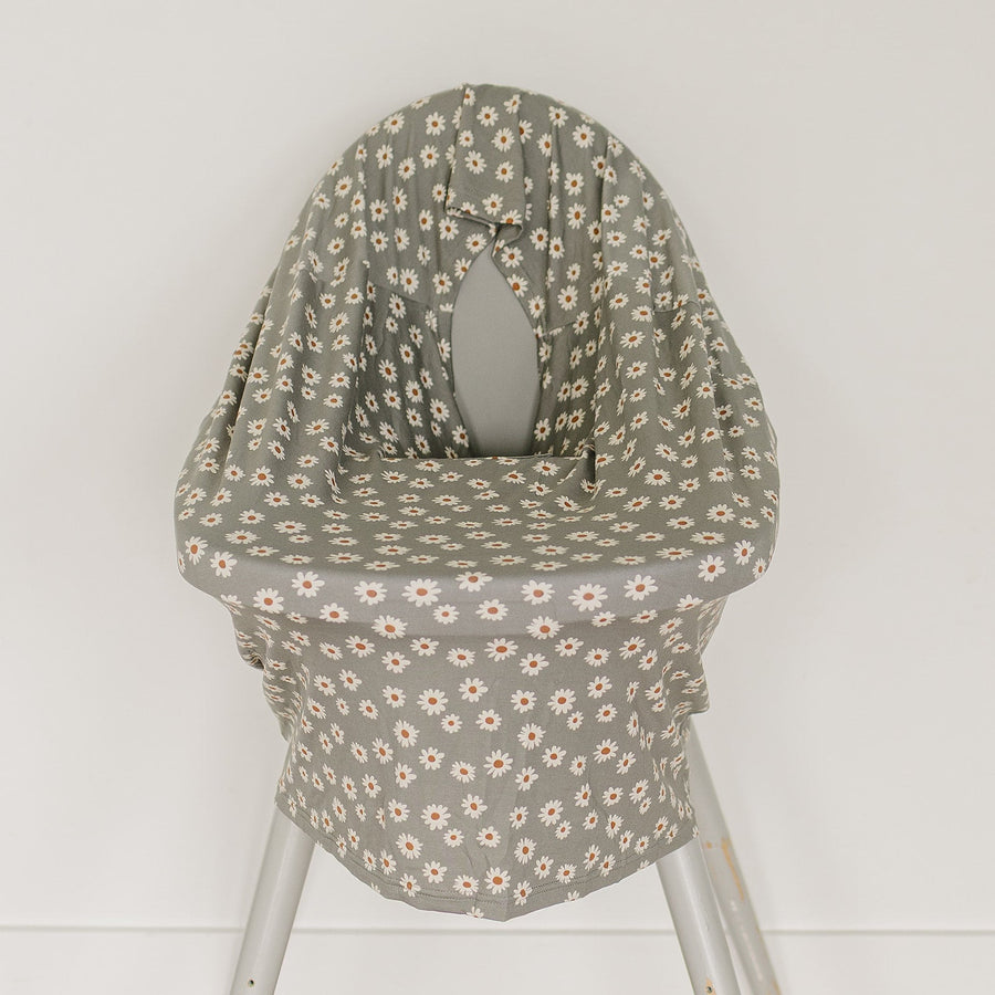 Light Green Daisy Bamboo Multi-Use Cover