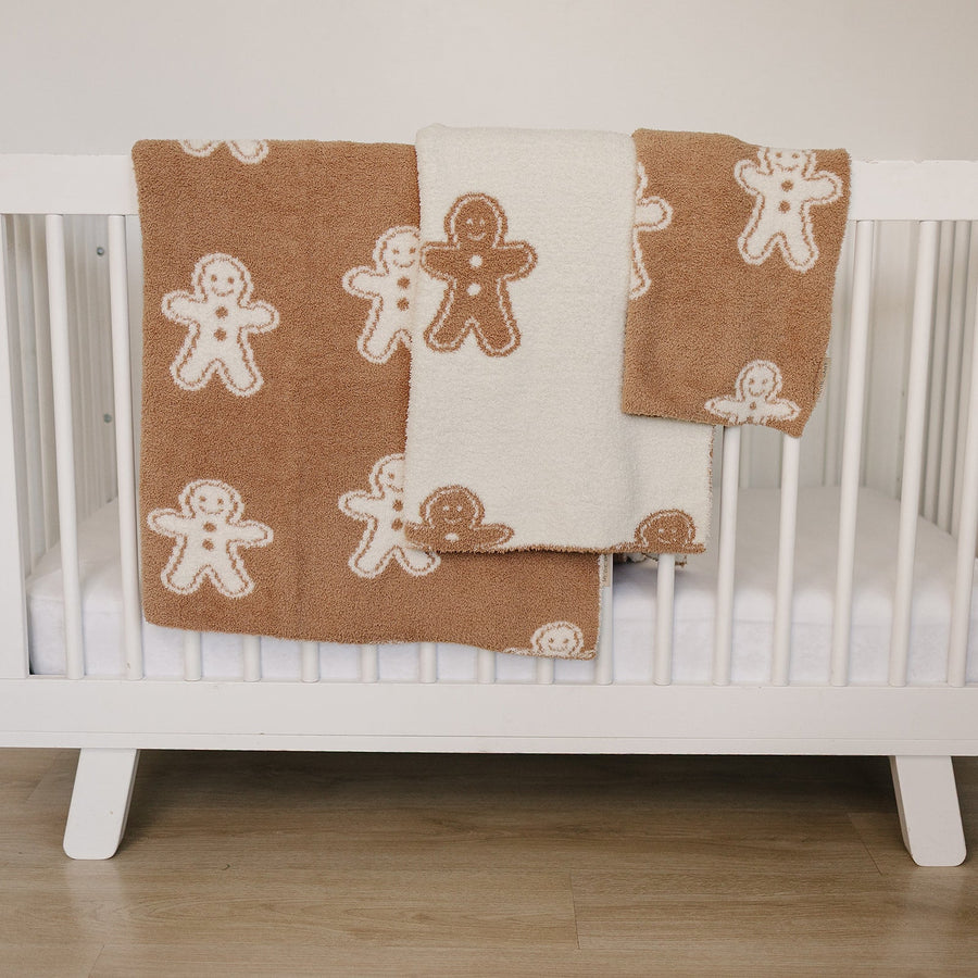 MEBIE BABY Gingerbread Plush Blanket (COLLECTIVE)