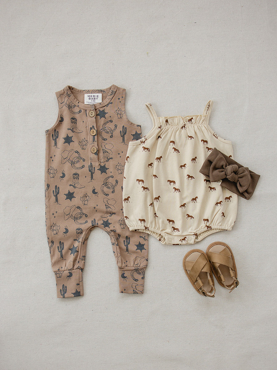 MEBIE BABY WILD WEST TANK ROMPER (COLLECTIVE)