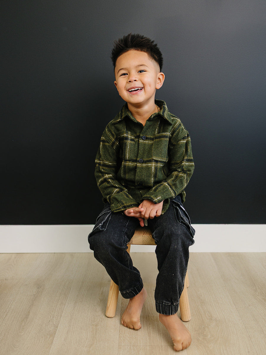 OLIVE + SCOUT Max Button Up Shirt (COLLECTIVE)