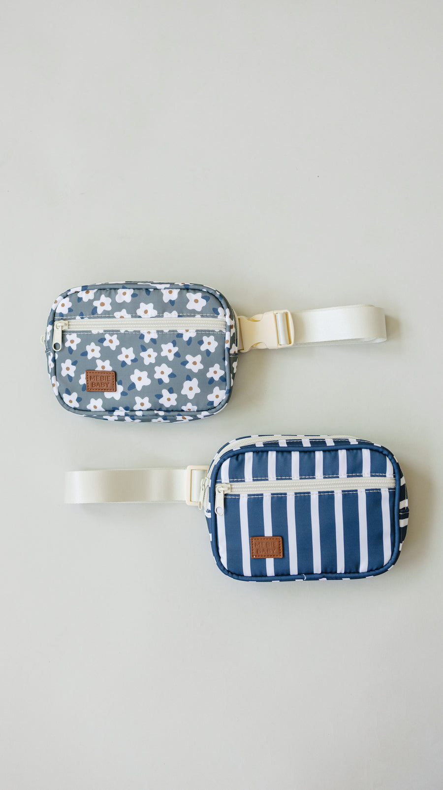 Green Floral Mini Fanny Pack