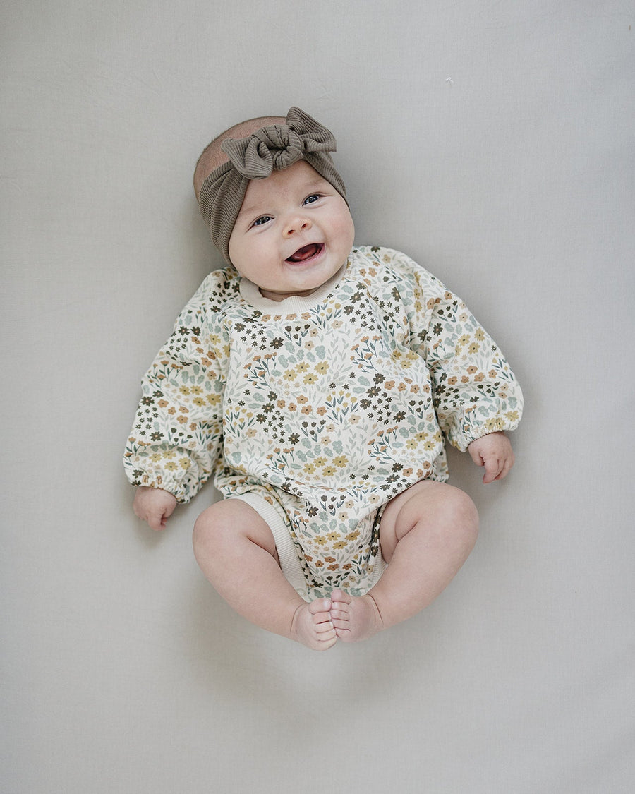 MEBIE BABY Bloom French Terry Bodysuit (COLLECTIVE)