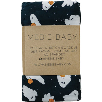 MEBIE BABY Ghosts Bamboo Stretch Swaddle (COLLECTIVE)