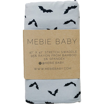 MEBIE BABY Bats Bamboo Stretch Swaddle (COLLECTIVE)