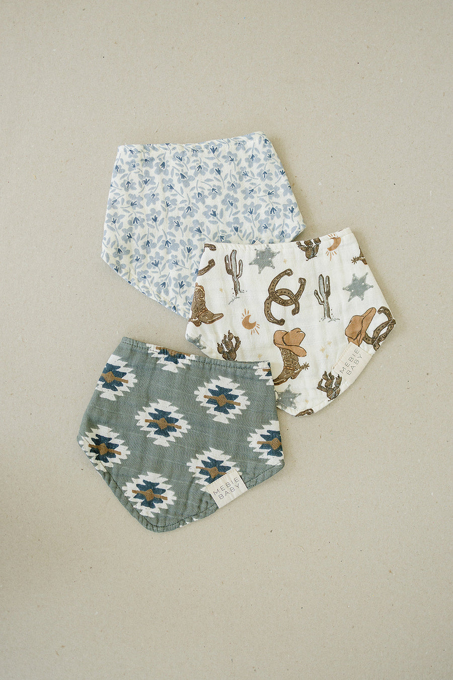 Outlaw Cowboy Classic Muslin Bib