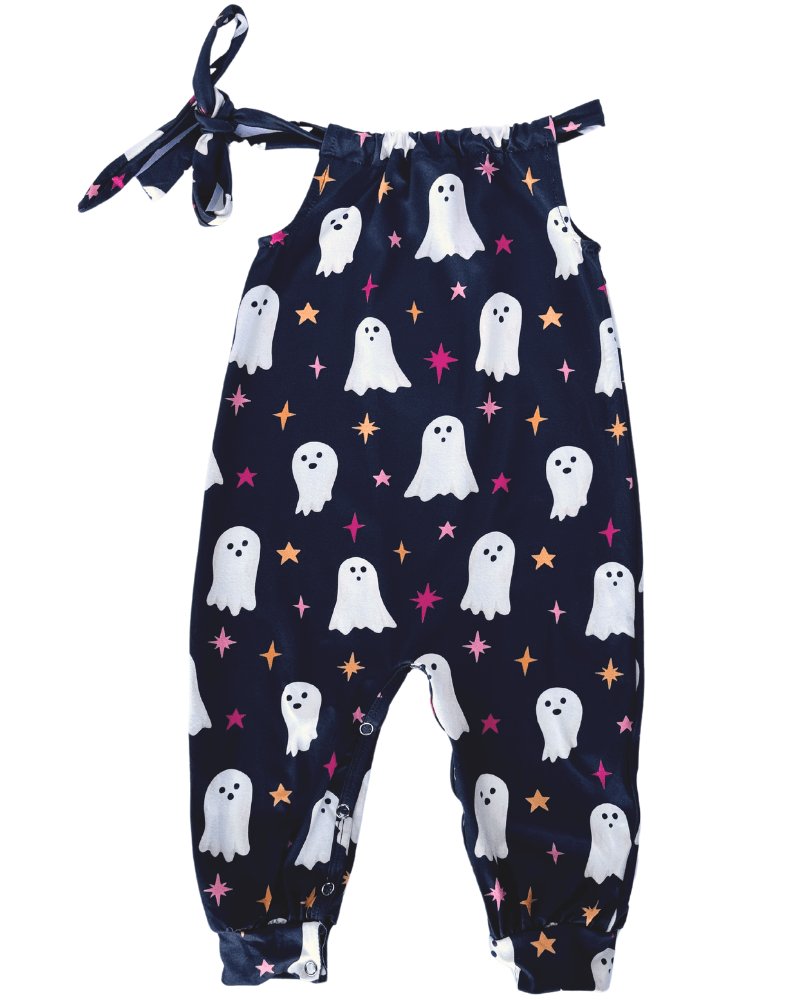 BAILEY'S BLOSSOMS Addison Adjustable Strap Jumpsuit - Black Ghost Sparkles (COLLECTIVE)
