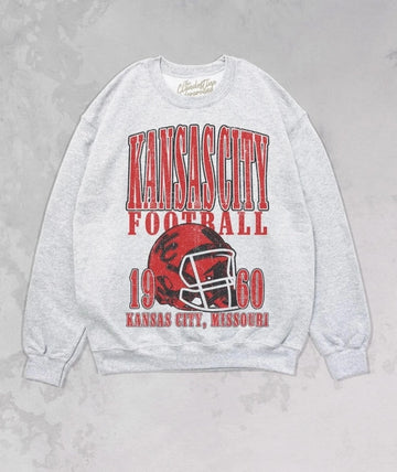 CLANDESTINE 90S KANSAS CITY OVERSIZED WOMEN'S SWEATSHIRTS** | RED