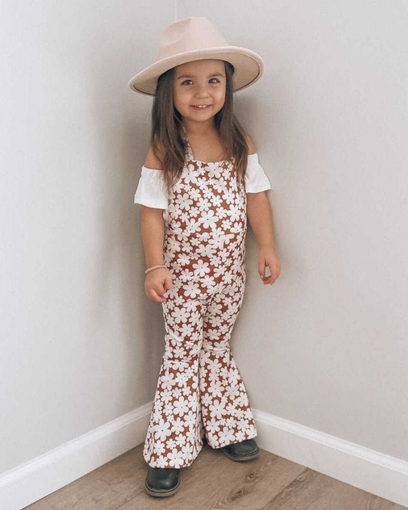 BAILEY'S BLOSSOMS Andi Pleated Bell Bottom Jumpsuit - Flower Child (COLLECTIVE)