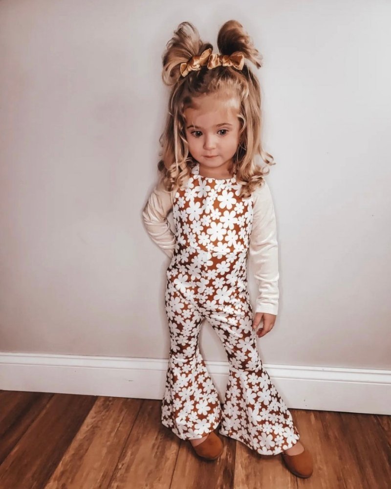 BAILEY'S BLOSSOMS Andi Pleated Bell Bottom Jumpsuit - Flower Child (COLLECTIVE)