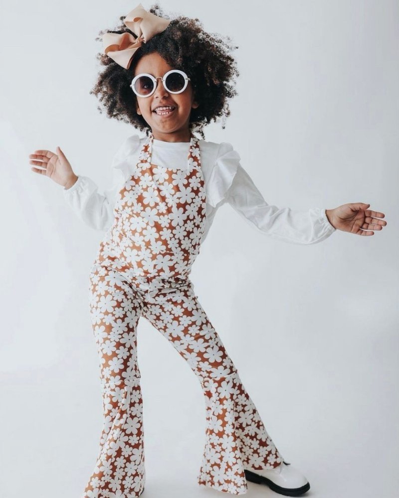 BAILEY'S BLOSSOMS Andi Pleated Bell Bottom Jumpsuit - Flower Child (COLLECTIVE)