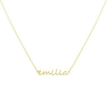 (PRE-ORDER) THE SIS KISS WATER RESISTANT CUSTOM NAME NECKLACE | VARIOUS COLORS