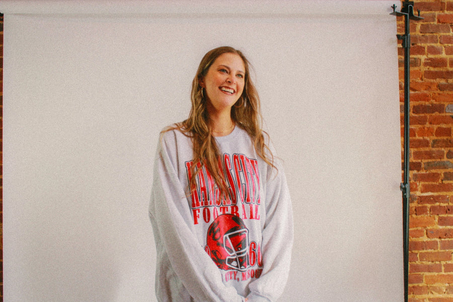 CLANDESTINE 90S KANSAS CITY OVERSIZED WOMEN'S SWEATSHIRTS**