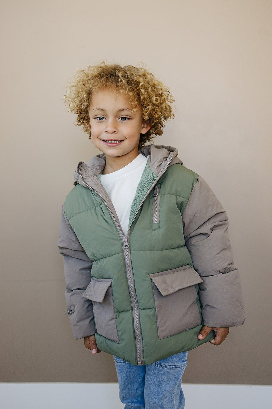OLIVE + SCOUT Blaze Puffer Coat (COLLECTIVE)