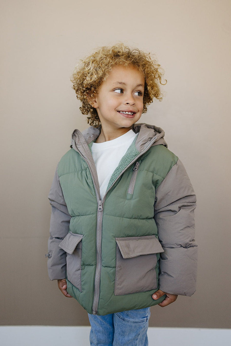 OLIVE + SCOUT Blaze Puffer Coat (COLLECTIVE)