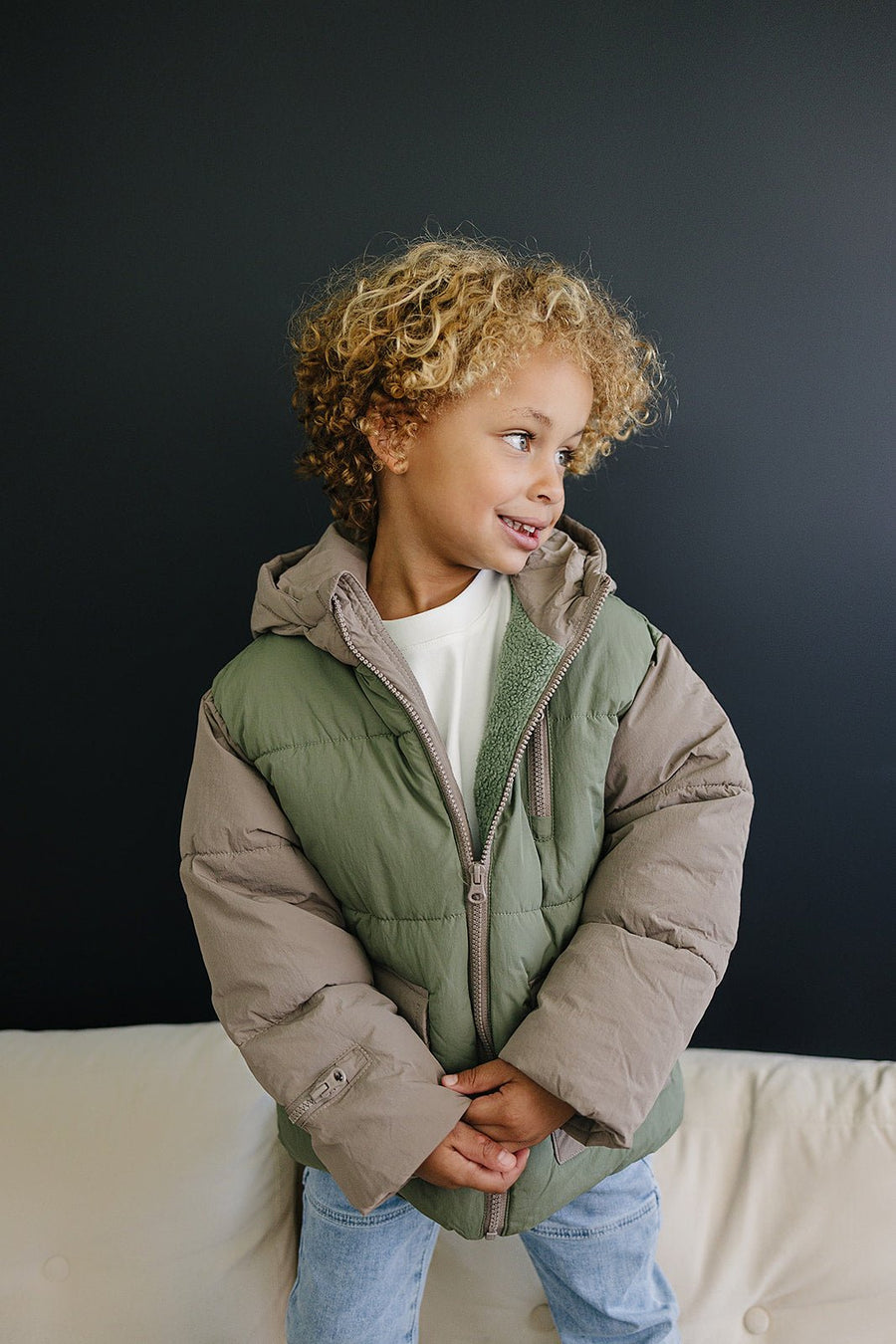 OLIVE + SCOUT Blaze Puffer Coat (COLLECTIVE)