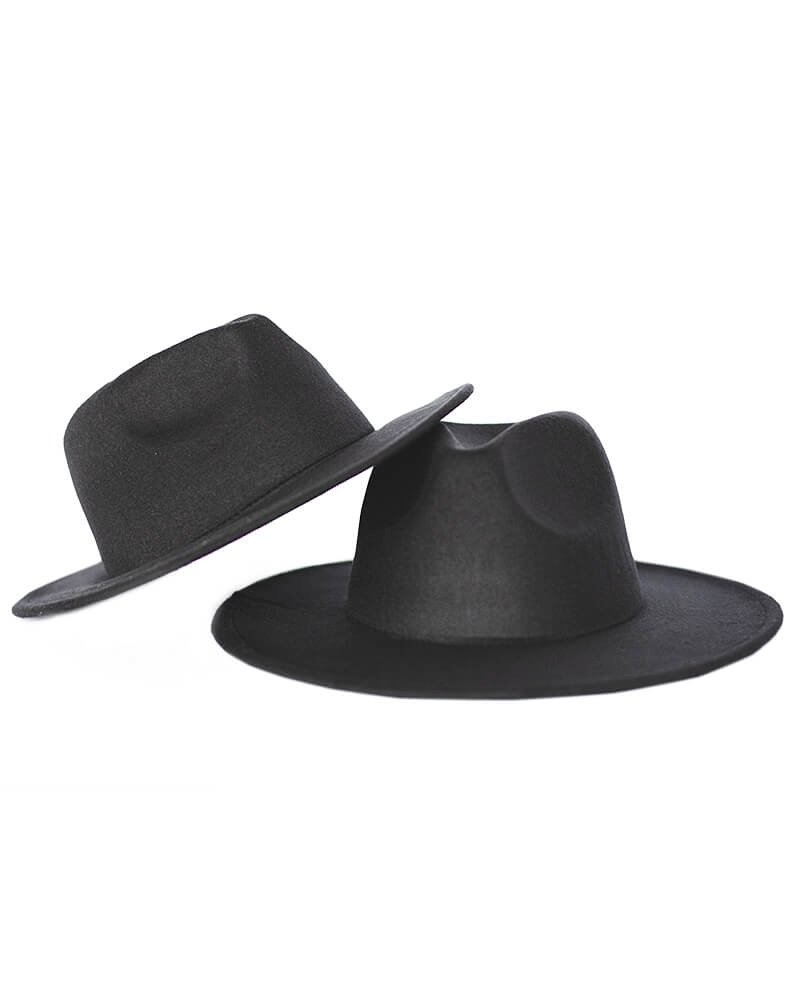 BAILEY'S BLOSSOMS Bordeaux Flat Brim Hats (COLLECTIVE)