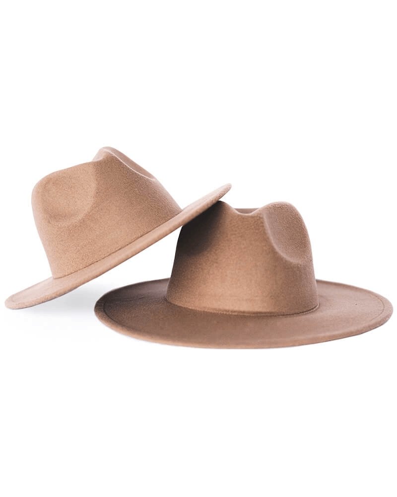 BAILEY'S BLOSSOMS Bordeaux Flat Brim Hats (COLLECTIVE)