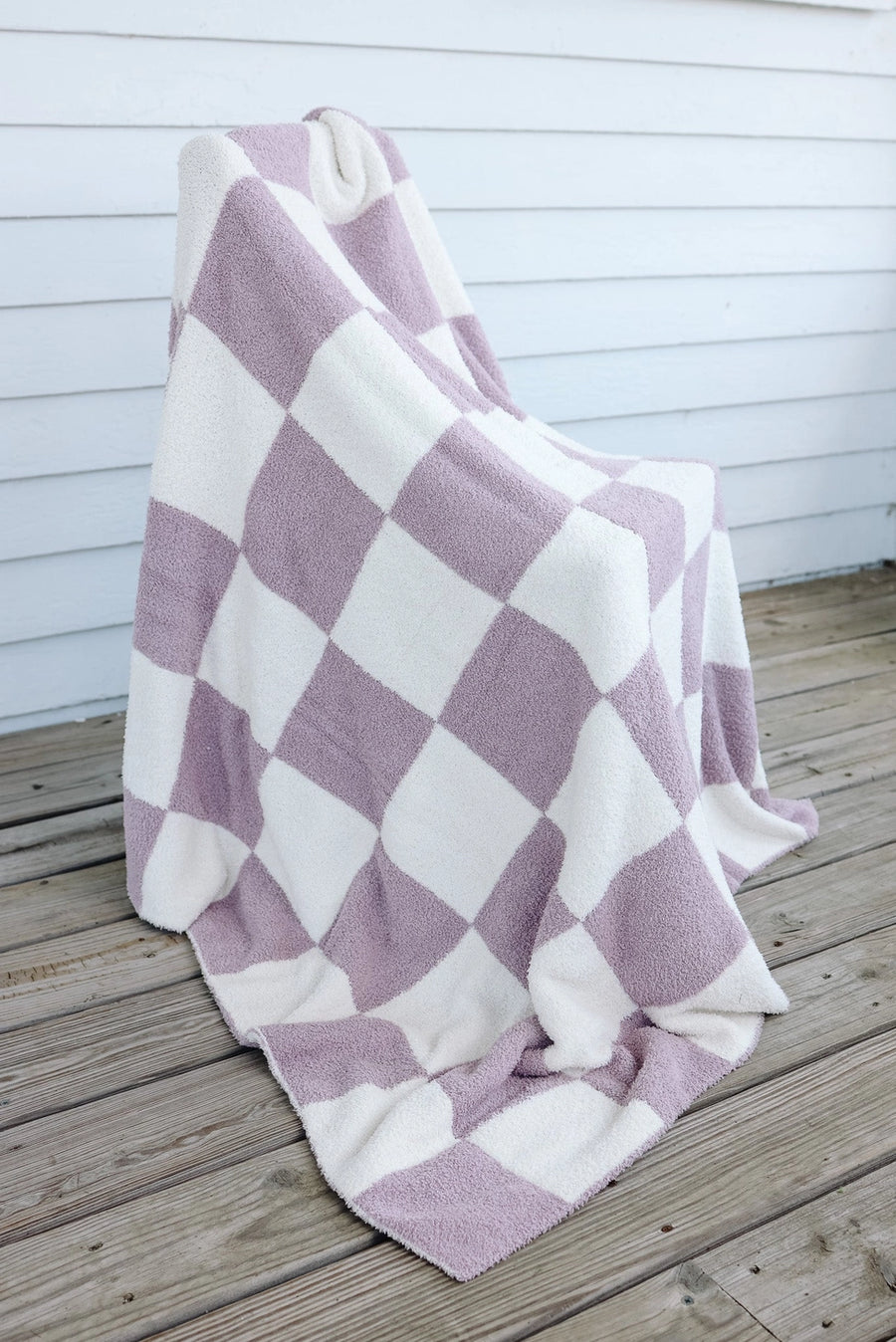 (PRE-ORDER) COZY CHECK CLOUD PLUSH BLANKET | 3 COLORS