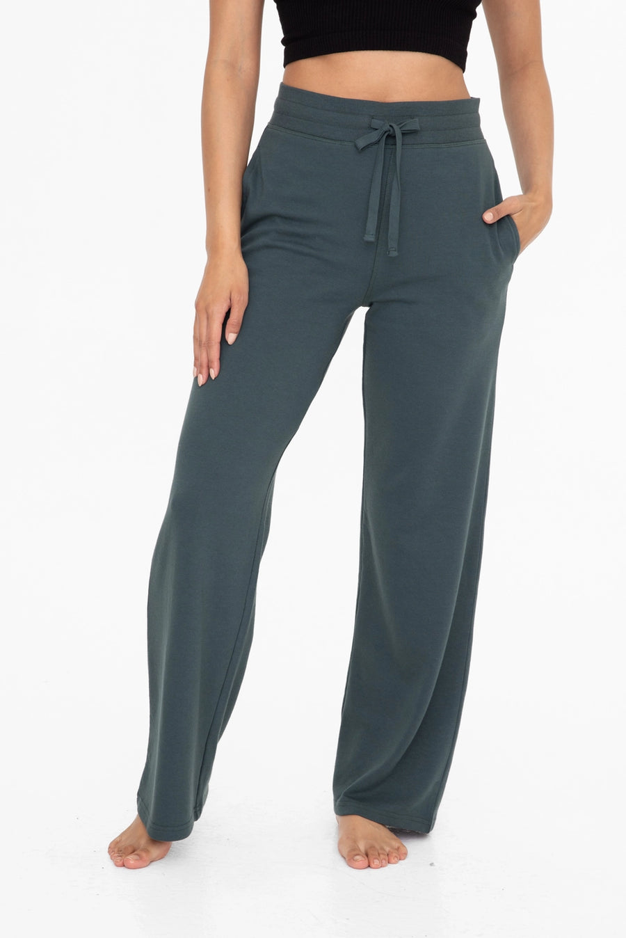 ASHLEIGH FRENCH TERRY WOMEN'S SWEATPANTS | NATURAL OR BLACK