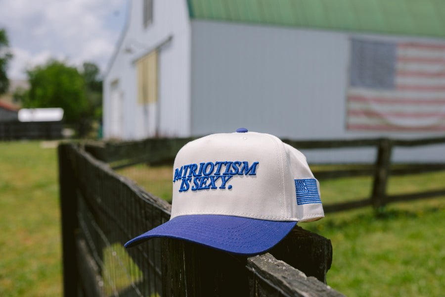Patriotism is Sexy. - Royal Blue Vintage Hat