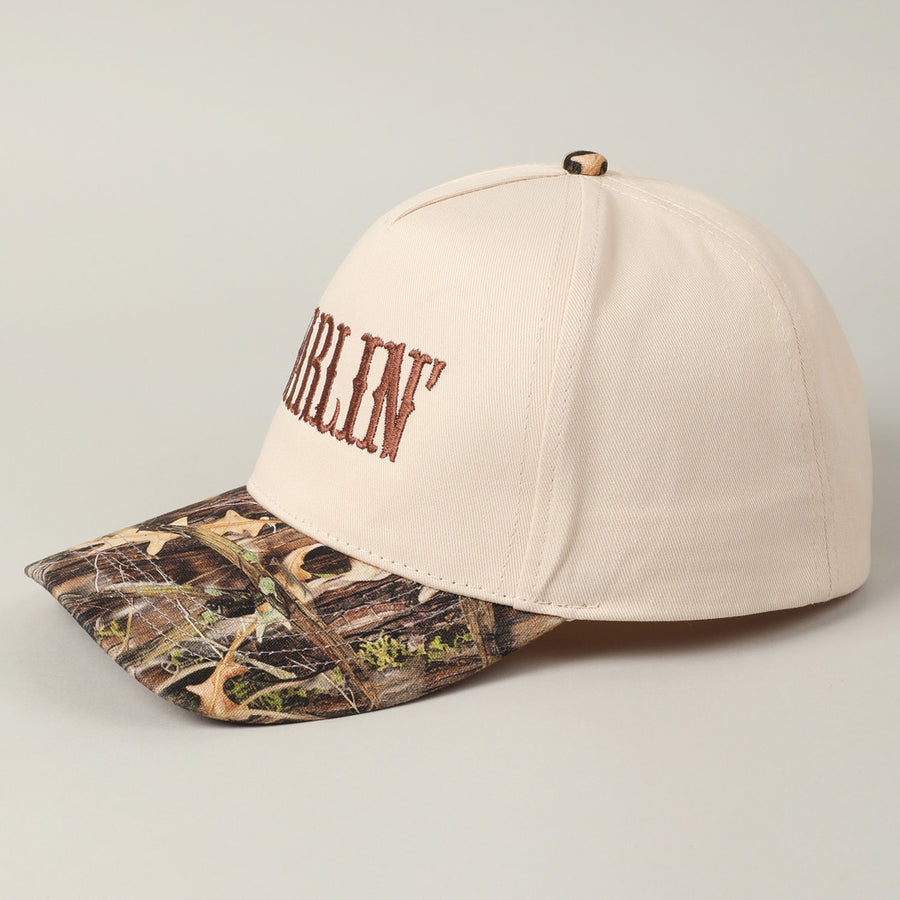 DARLIN' CAMO WOMEN'S BASEBALL HAT | BROWN