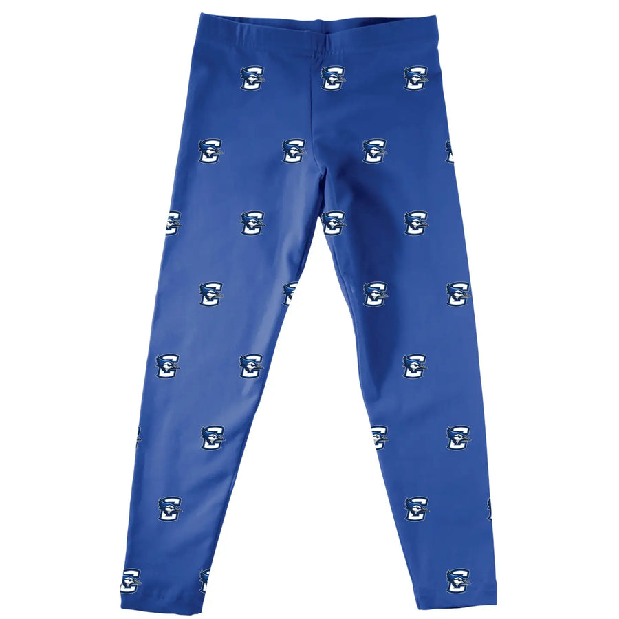 (PRE-ORDER) NCAA ALL OVER LOGO KID'S LEGGINGS | NEBRASKA, ISU, CREIGHTON