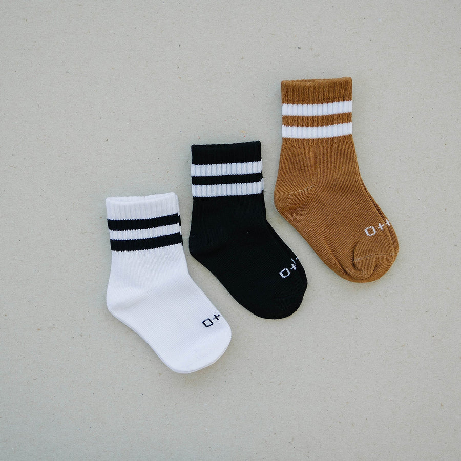 OLIVE + SCOUT Crew Socks 3 Pack (COLLECTIVE)