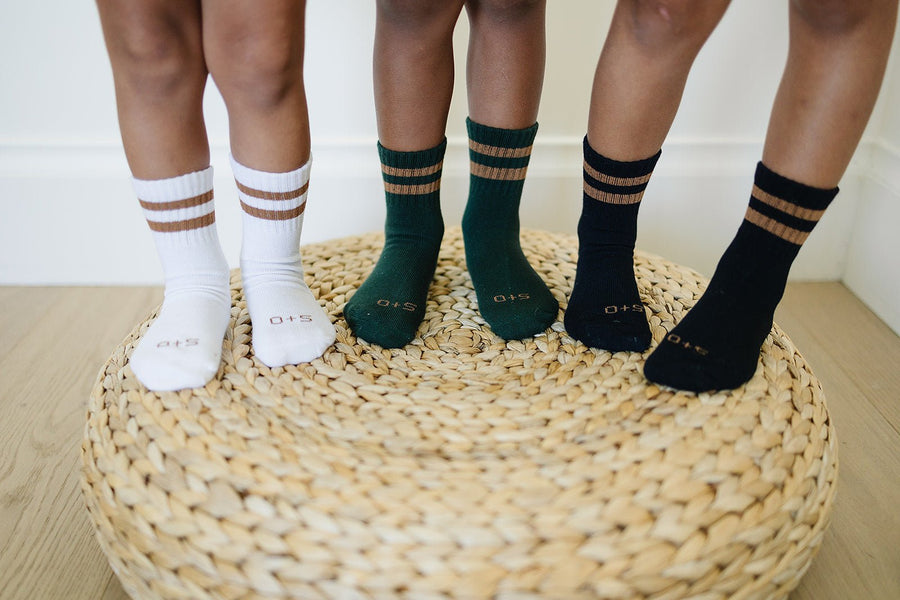 OLIVE + SCOUT Crew Socks 3 Pack (COLLECTIVE)