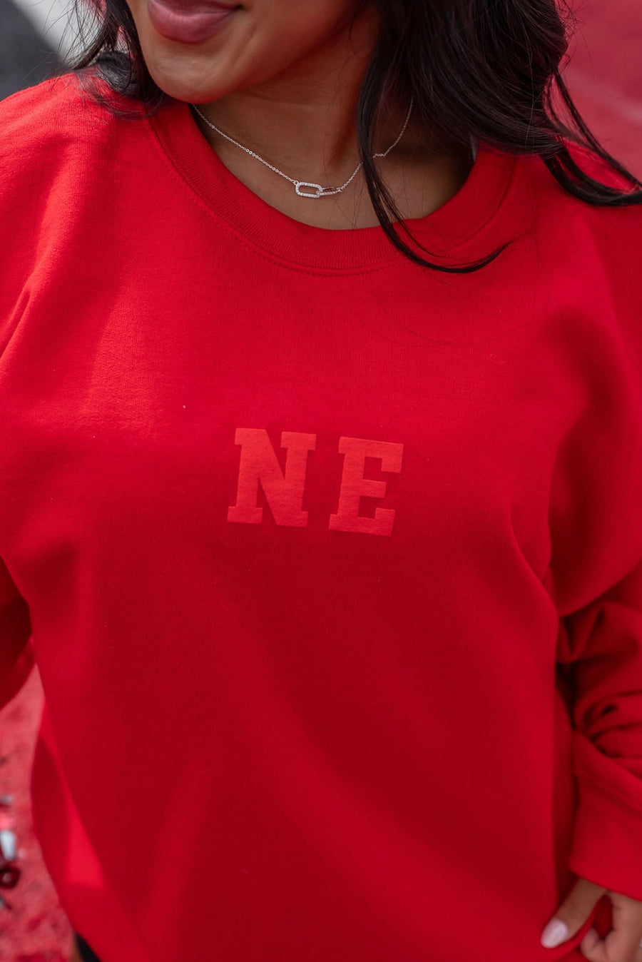 FSB NEBRASKA PUFF CREWNECK | RED