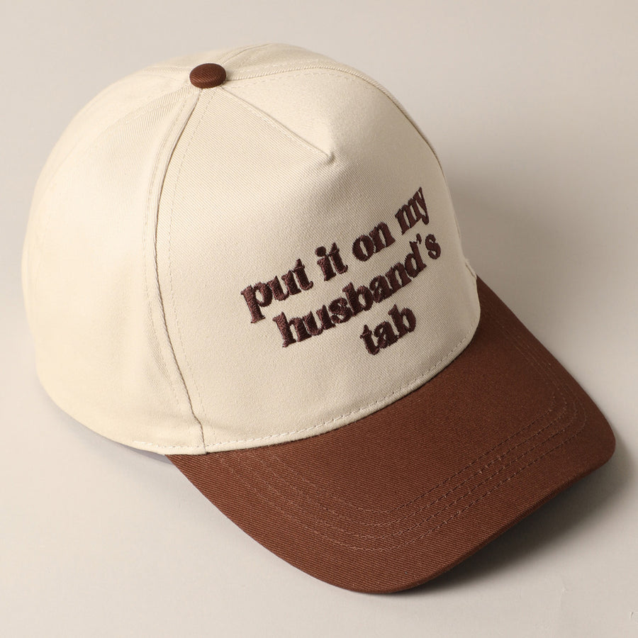 PUT IT ON MY HUSBAND'S TAB HAT | BROWN