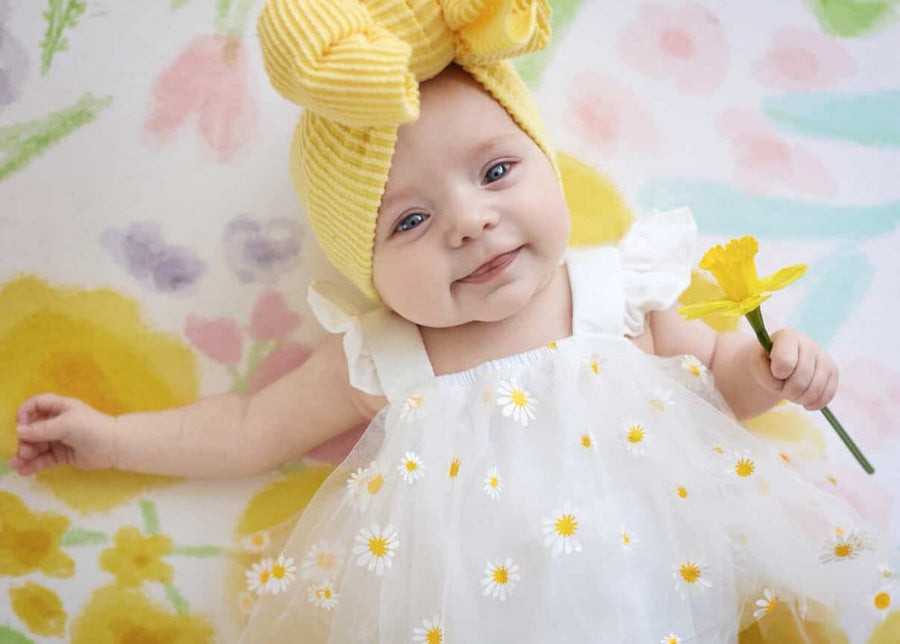 BAILEY'S BLOSSOMS Dixie Dress Romper - Pickin' Daisies (COLLECTIVE)