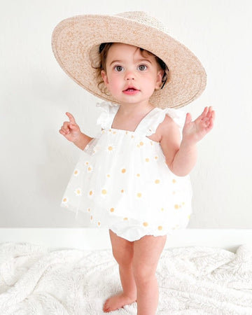 BAILEY'S BLOSSOMS Dixie Dress Romper - Pickin' Daisies (COLLECTIVE)
