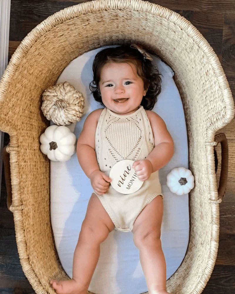 BAILEY'S BLOSSOMS Drake Crochet Halter Romper - Vanilla Cream (COLLECTIVE)