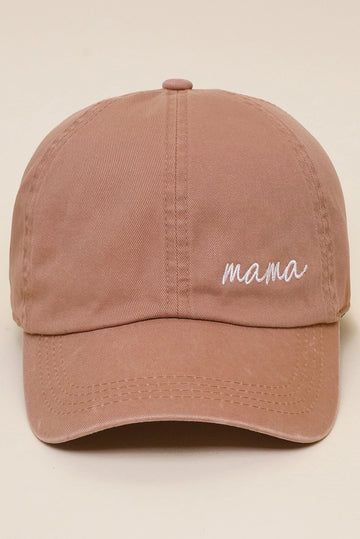 MAMA EMBROIDERED WOMEN'S HAT | CLAY