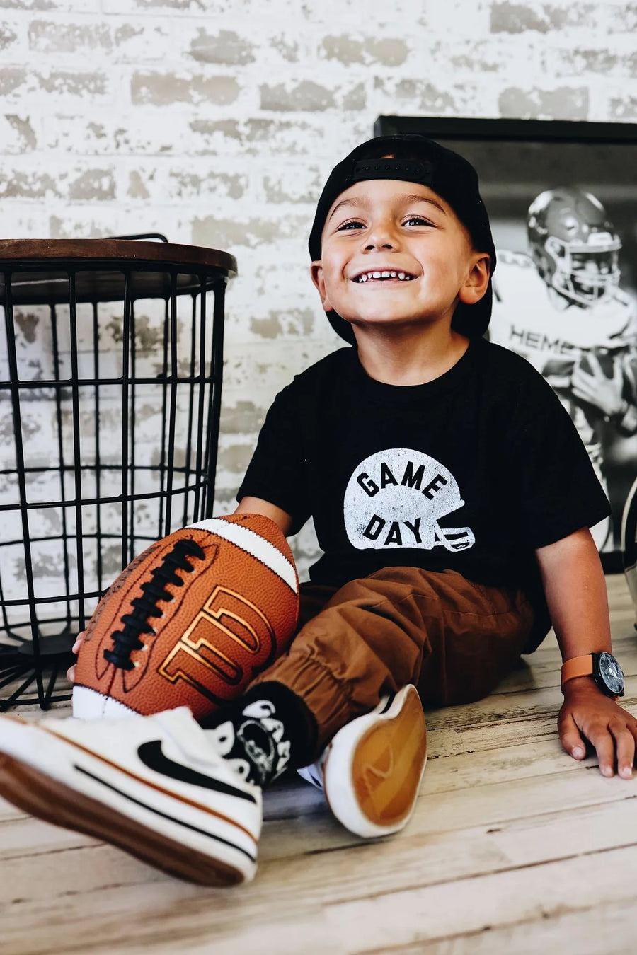 LEDGER NASH GAME DAY TEE | BLACK