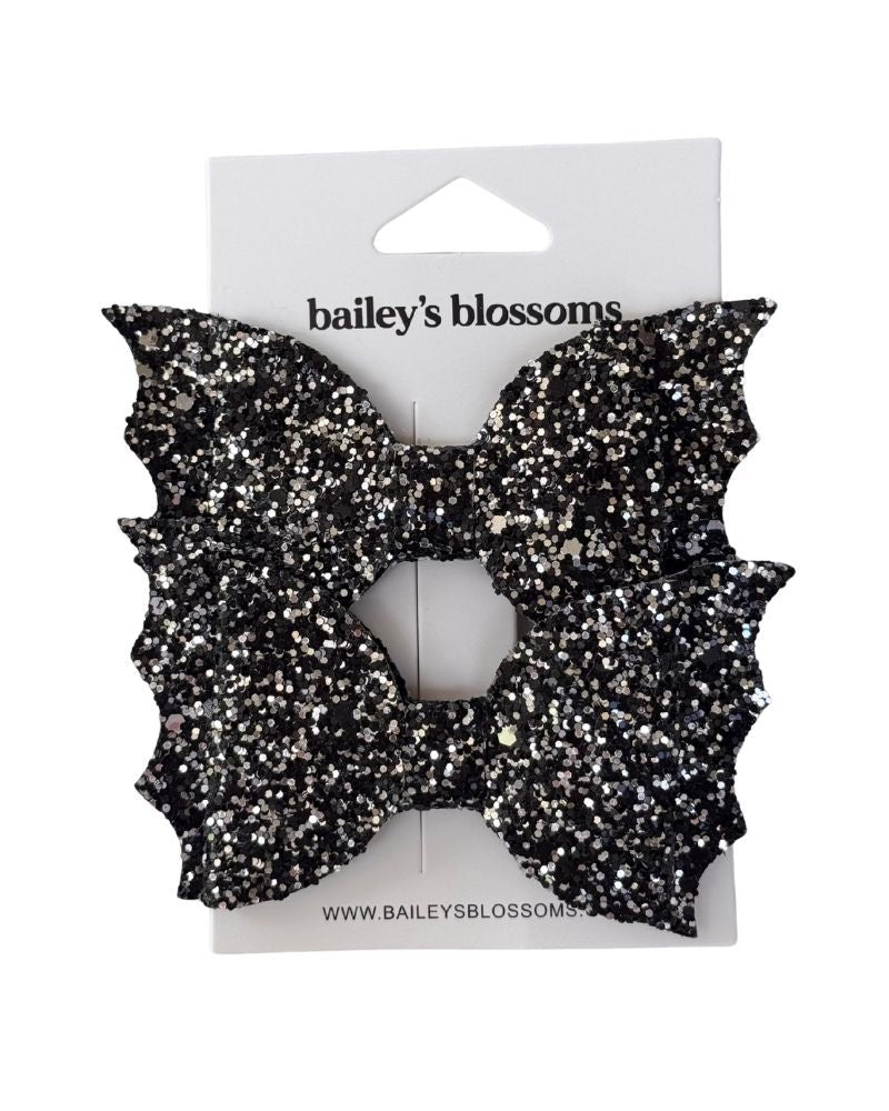 BAILEY'S BLOSSOMS Glitter Bat Piggie Clips (COLLECTIVE)