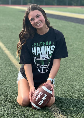 (PRE-ORDER) H+H FOOTBALL HELMET CUSTOM TEAM TEE | ADULT SIZES