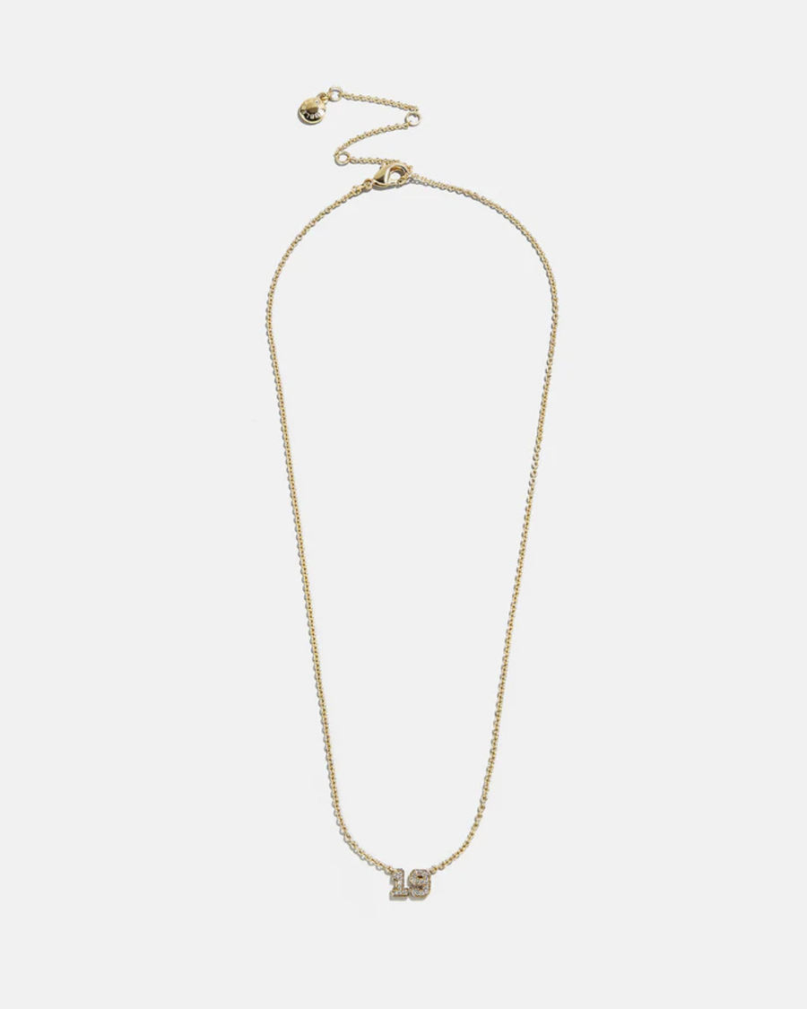(CUSTOM PRE-ORDER) VARSITY NUMBER NECKLACE | GOLD OR SILVER