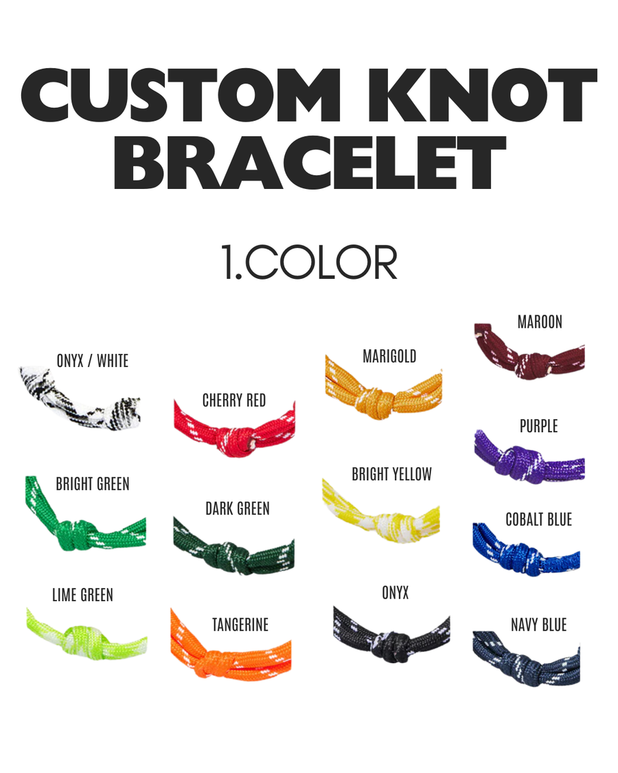 (CUSTOM PRE-ORDER) KNOT BRACELET | VARIOUS COLORS