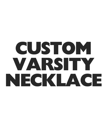 (CUSTOM PRE-ORDER) VARSITY NUMBER NECKLACE | GOLD OR SILVER