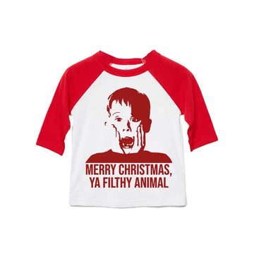 HOLLAND AVE FILTHY ANIMAL KIDS TEE | RED