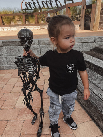 SAVED BY GRACE Spooky Vibes Pocket Tee (COLLECTIVE)