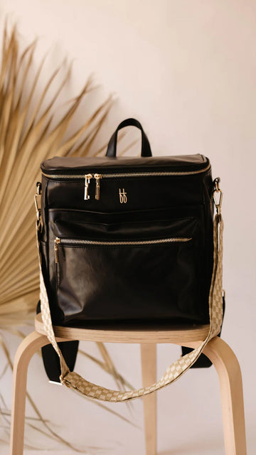FOREVER FRENCH Black | FF Diaper Bag (COLLECTIVE)