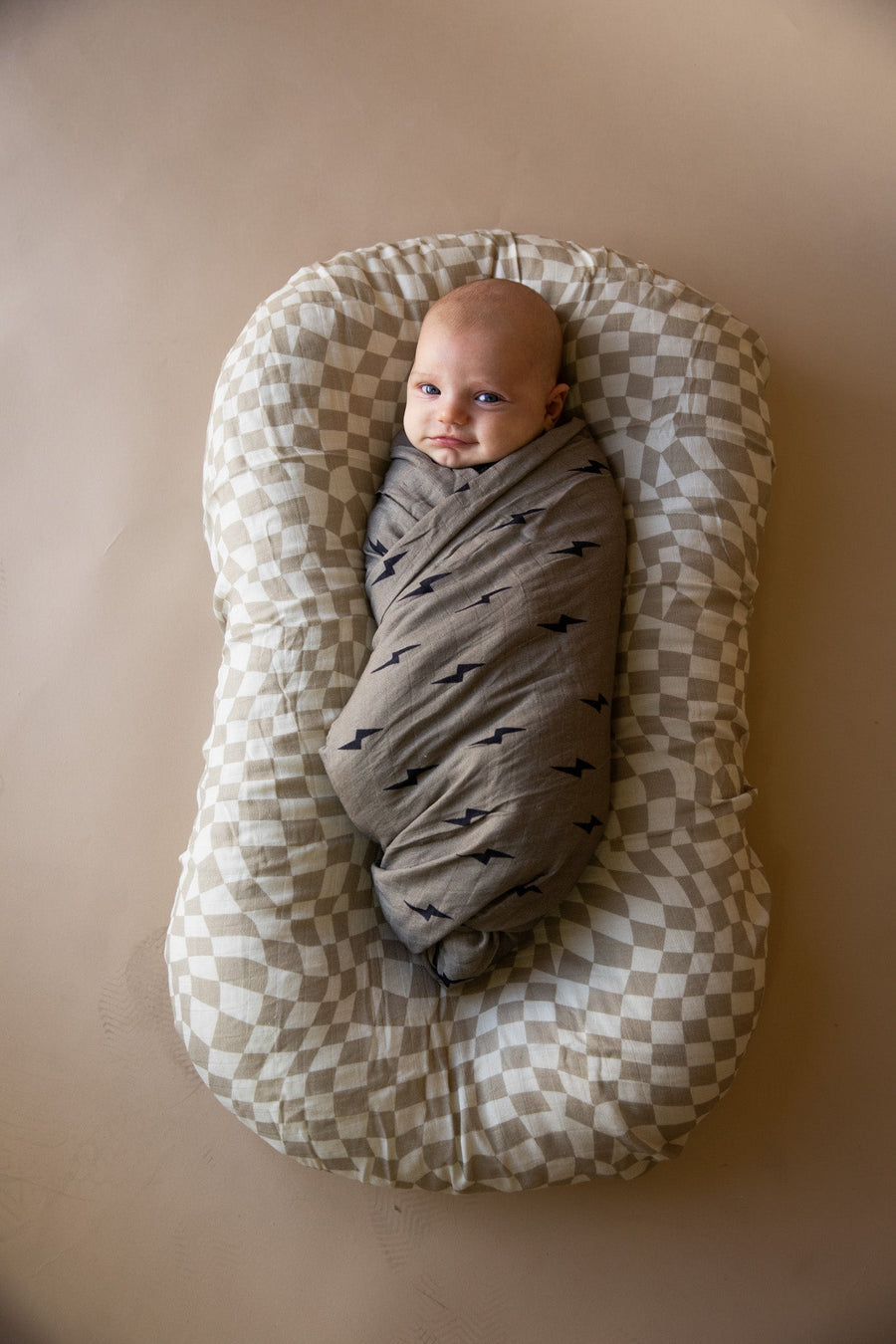 FOREVER FRENCH Wavy Checker | Swaddle (COLLECTIVE)