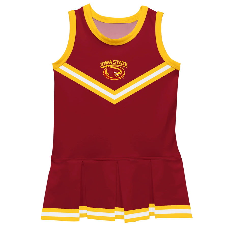 (PRE-ORDER) NCAA SLEEVELESS GIRLS CHEERLEADER DRESS | NEBRASKA, IOWA, IOWA STATE, CREIGHTON