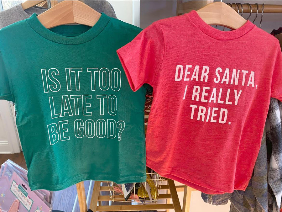 DEAR SANTA TEE | RED