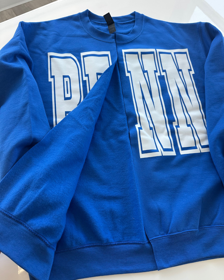 (PRE-ORDER) TEAM SPIRIT HAND CUT GRAPHIC SWEATSHIRT CARDIGAN | CUSTOM